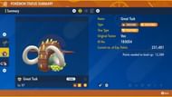 Shiny Great Tusk in Pokemon Scarlet and Violet (Image via TPC)